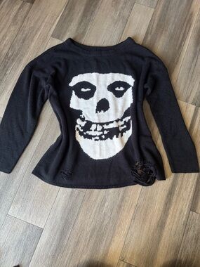 Iron Fist Black misfits Crewneck Sweater